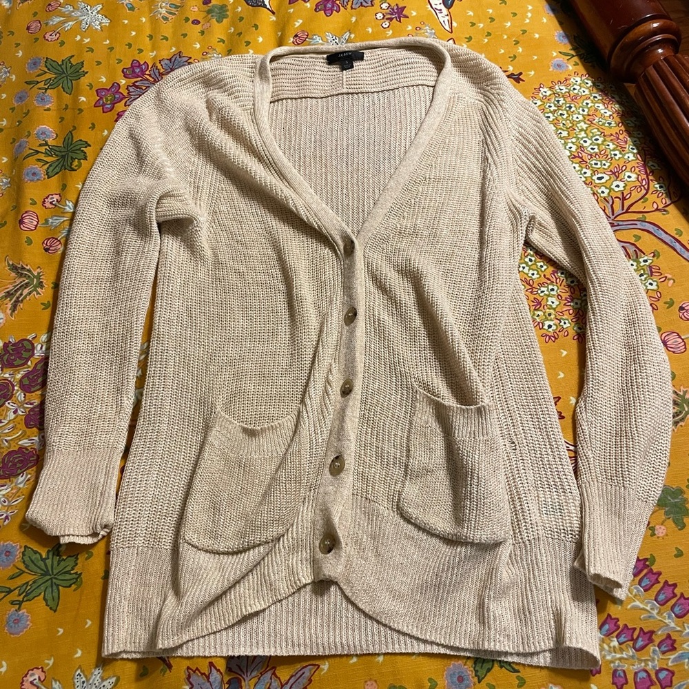 J. Crew Oatmeal Knit Sweater